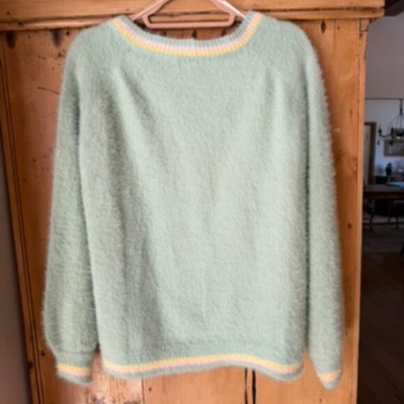 UMGEE GRANNY SQUARE FLUFFY CARDIGAN - Picture 5 of 5